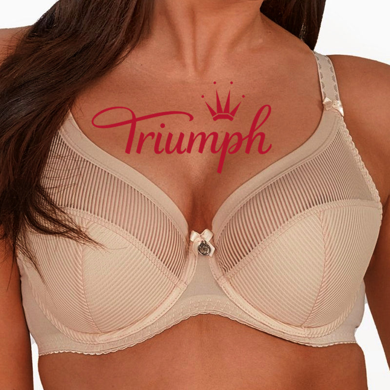 „Triumph®“ 4 vnt. pakuotė 💖50 % nuolaida ✨ Nuostabi ir patogi didelių dydžių liemenėlė, naujas modelis 2024 m.
