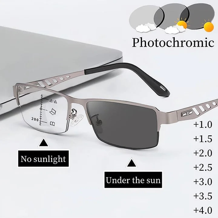 【Kupi 1, dobi 1 gratis】Progresyvūs daugiažidiniai fotochrominiai skaitymo akiniai