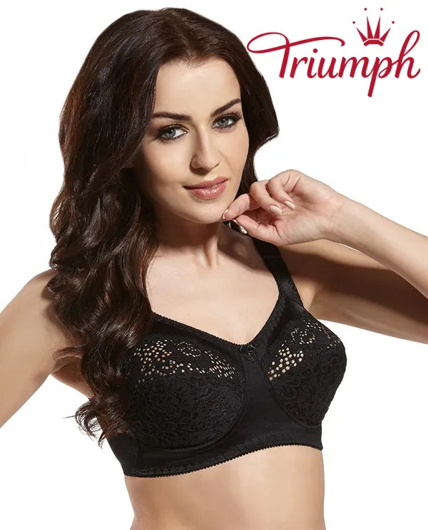 „Triumph®“ – 4 vnt. pakuotė💖50 % nuolaida✨2024 m. nauja moteriška siuvinėta minkšta liemenėlė dideliems dydžiams