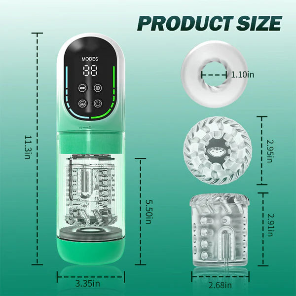 😍Heaven“ – 5 viename automatinis vyriškas masturbatorius ir penio siurbimo pompa 🎁