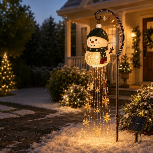 🎄 Paskutinė diena: 49% nuolaida 🎄 Snowman Magic WellTM – LED sodo lempa ❄️