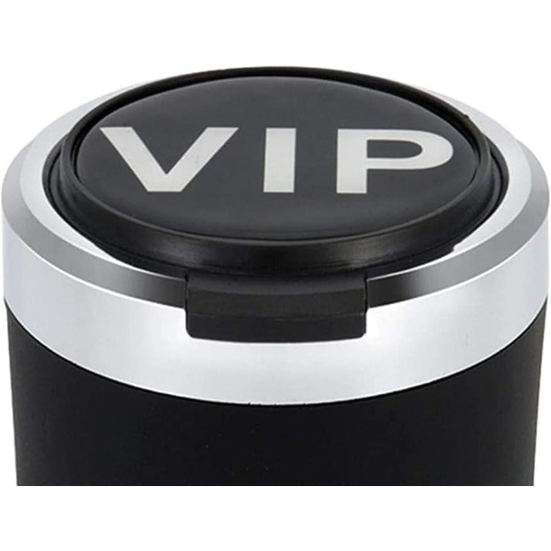 Woyuosn bedūmė nerūdijančio plieno LED automobilinė peleninė