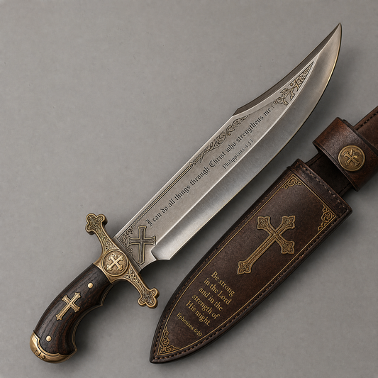 Bowie Full Tang peilis – individualus išgyvenimo peilis DK-032