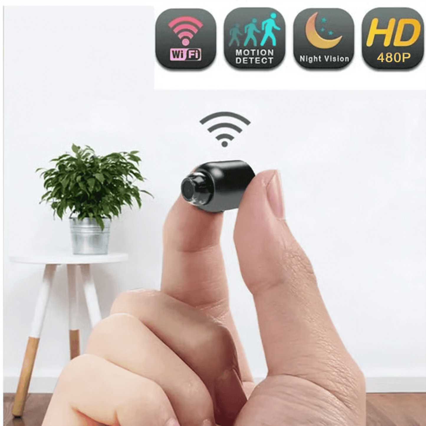 🔥🔥Paskutinė diena - Mini 5G belaidė Wifi kamera 480P HD