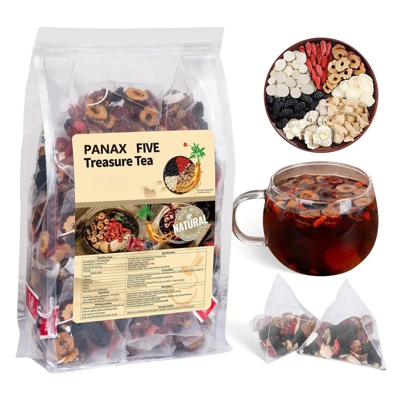 🌿 Panax & Mulberry žolelių arbata