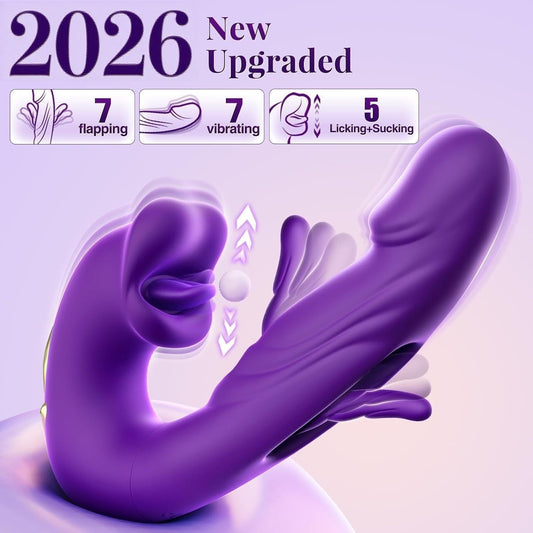 🔥Išpardavimas su 70 % nuolaida 💋 2026 m. patobulintas „Luvora™ 4 viename“ plasnojantis ir laižantis vibratorius