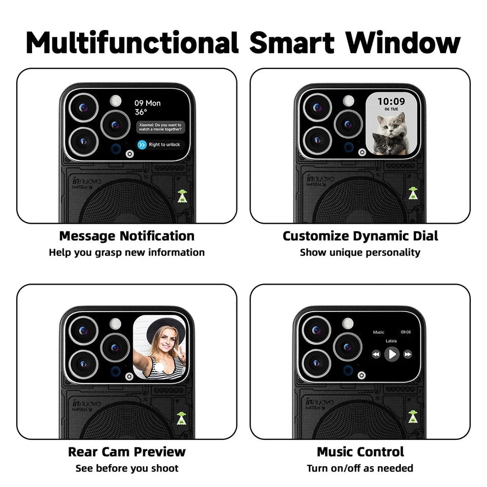Global Limited Edition magnetinis ateities technologijos išmanusis apsauginis dėklas (suderinamas su "iPhone 17-12")