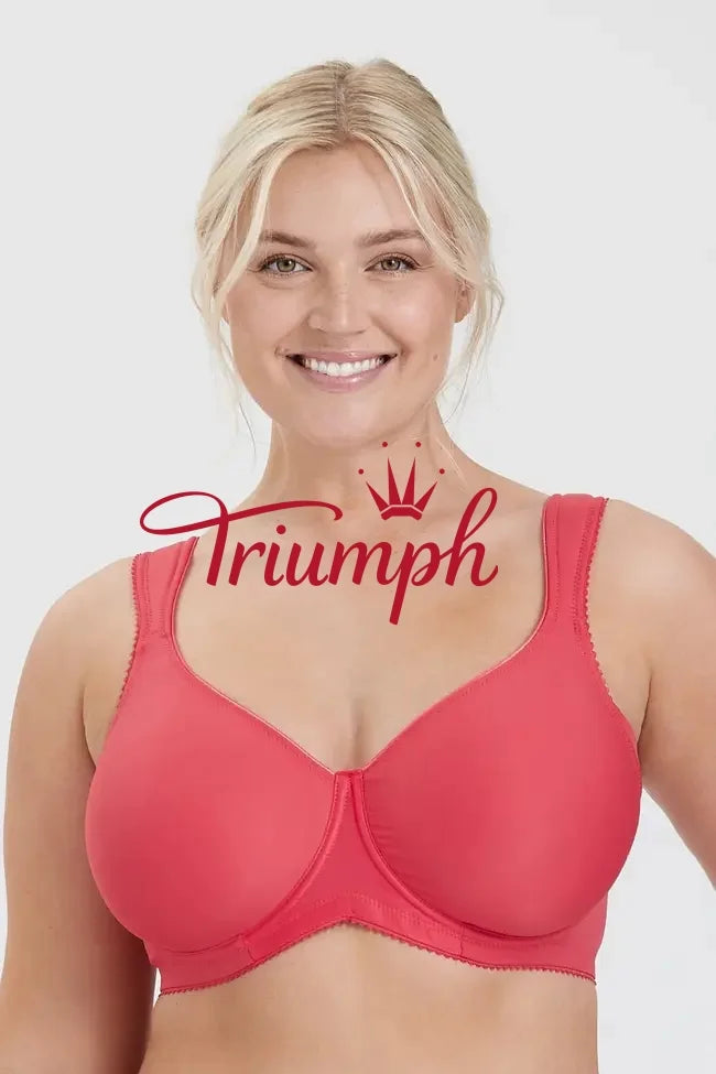 Triumph - (4 vnt.) Paprasta liemenėlė su pilnais kaušeliais