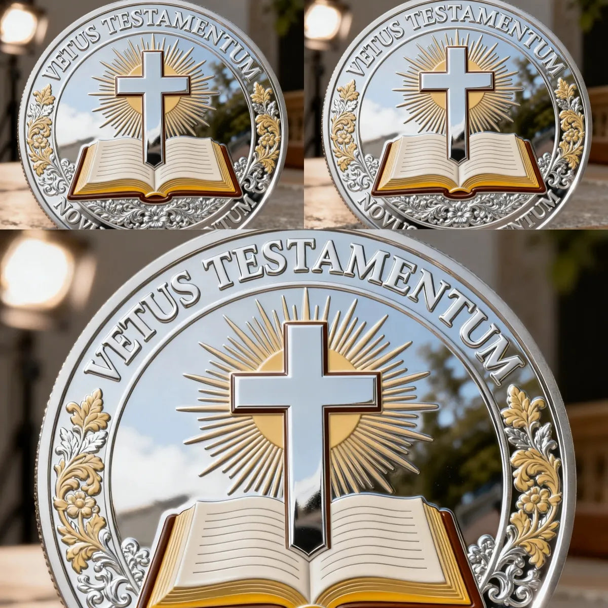 ❤️Paskutinė diena 50% nuolaida – ✝️ krikščioniška atminimo moneta Paskutinė vakarienė