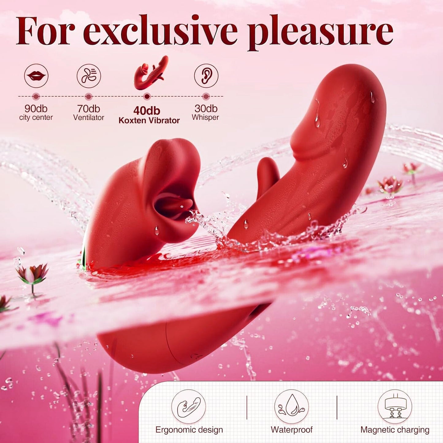 🔥Išpardavimas su 70 % nuolaida 💋 2026 m. patobulintas „Luvora™ 4 viename“ plasnojantis ir laižantis vibratorius