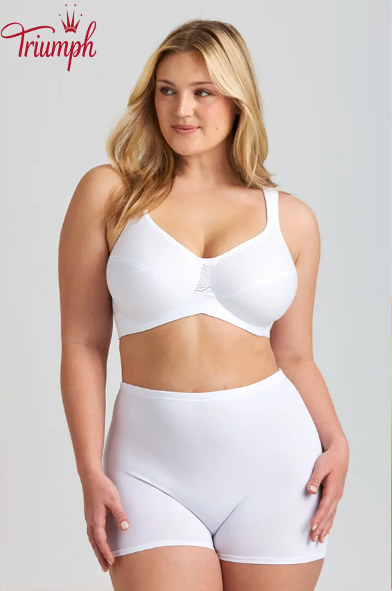 Triumph - (4 vnt.) Medvilninė liemenėlė su lankeliais